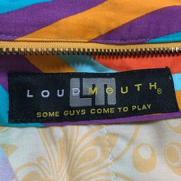 Men’s Loudmouth golf shorts multicolored wavy Torrey Lines men’s size 42 Groovy! - Picture 4 of 16